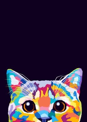 Cat Pop art