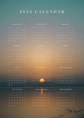 2023 Sunset Calendar