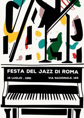 Rome Jazz Festival Poster