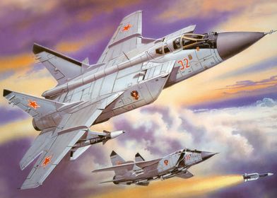 Russian MiG31 Jet War