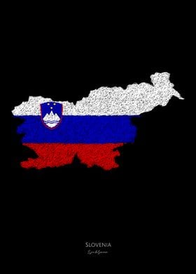 Slovenia World Cup FlagMap