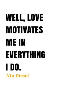 Vin Diesel quote 