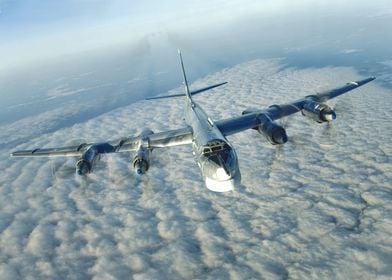 Bomber Tu95 Bear Jet War