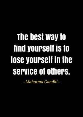 Mahatma Gandhi quote