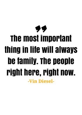 Vin Diesel quote 