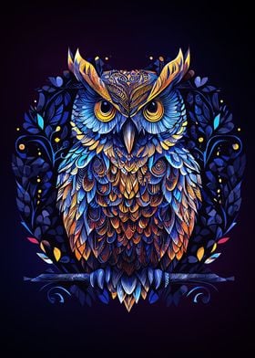 Abstract Owl