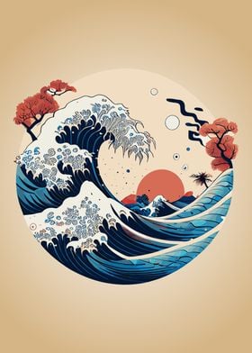 Contemporary Great Wave