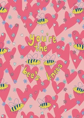 Youre The Bees Knees Coral