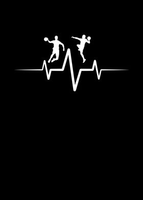 Handball Heartbeat Design