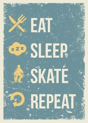 eat sleep skate repeat