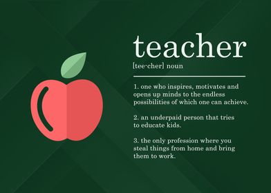 Funny Teacher Definition