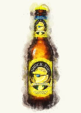 Vintage Beer Watercolor