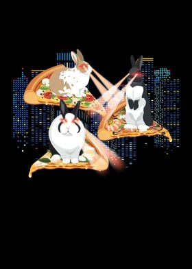 Laser Bunny Pizza Bunny