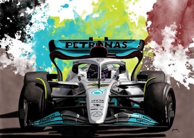 Hamilton race car