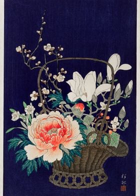 Bamboo flower basket 1932