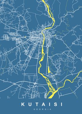 KUTAISI Map GEORGIA