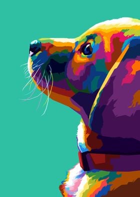 Dog Pop art