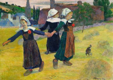 Breton Girls Dancing 1888