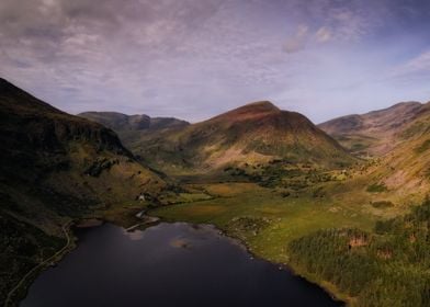 Mountains from above