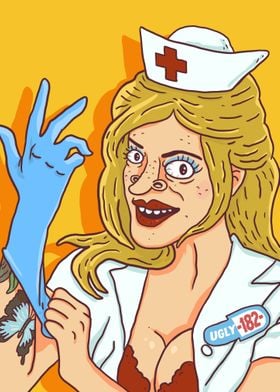 Ugly Nurse Enema