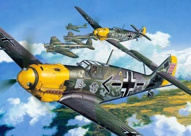 Bf109 E4 German Fighter