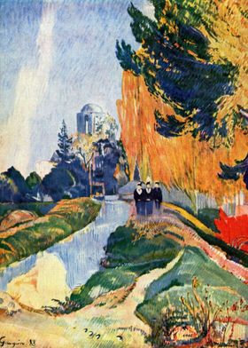 Les Alyscamps 1888 Gauguin