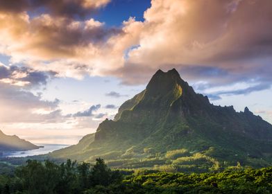 Polynesia Moorea sunset