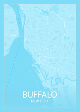 BUFFALO NEW YORK MAP