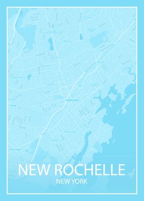 NEW ROCHELLE NEW YORK MAP