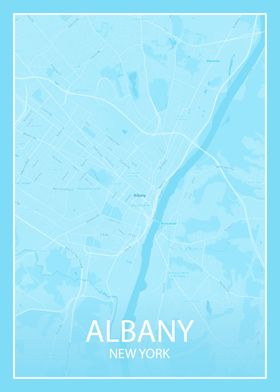 ALBANY NEW YORK MAP