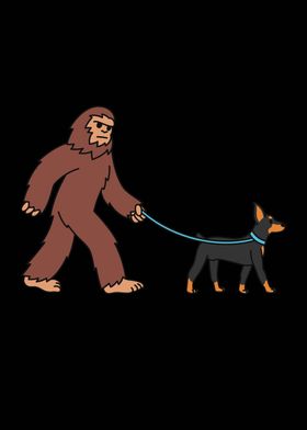 Doberman Bigfoot