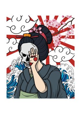Japanese Geisha Sakura