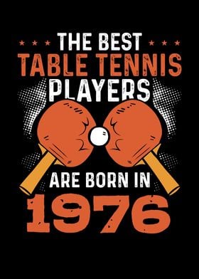 Table tennis player 1976