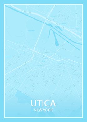 UTICA NEW YORK MAP