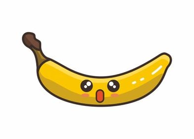 Emoticon Banana Wow