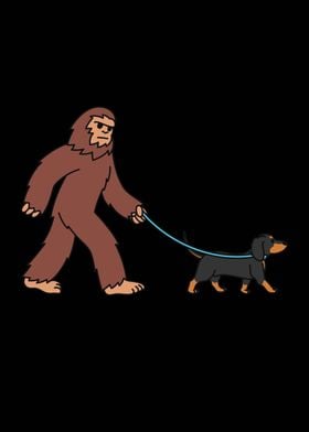 Dachshund Bigfoot