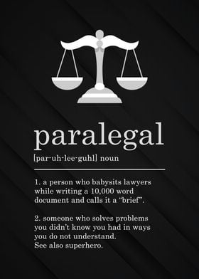 Funny Paralegal Definition