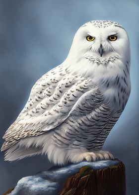 Arctic Owl' by Alexandru Stepanenco | Displate