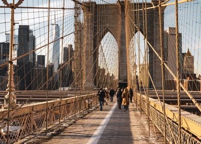 Brooklyn Bridge Skyline NY