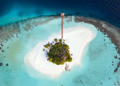 Paradise island Maldives