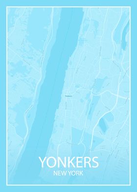 YONKERS NEW YORK MAP