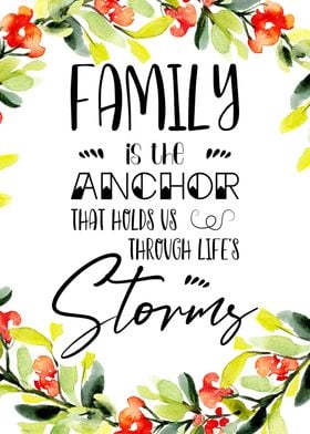 Family is the anchor