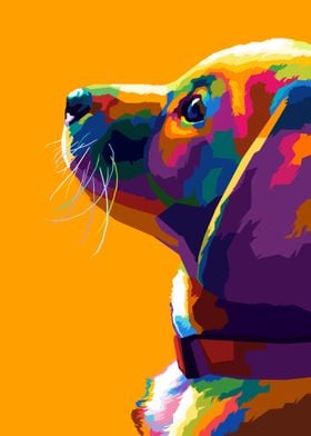 Dog Pop art