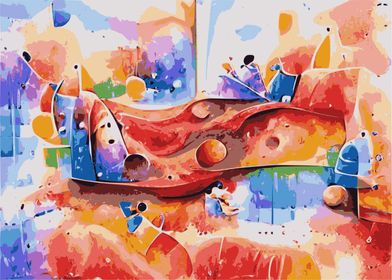Abstract Watercolor