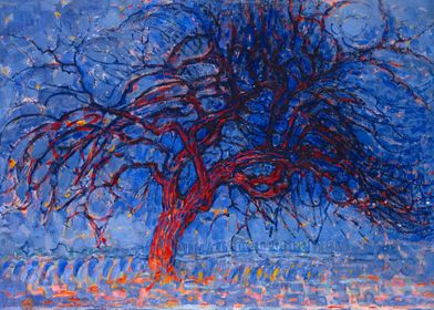 Evening Red Tree 1910