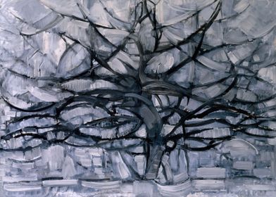 Gray Tree 1911 Mondrian