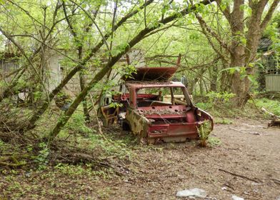 Chernobyl Abandoned Car