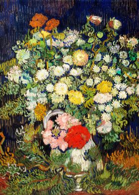 Bouquet of Flowers in Vase