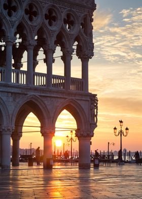 Sunrise in Venice Italy