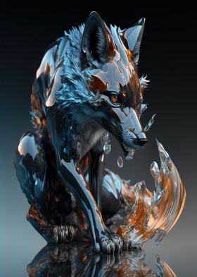 The Crystal Wolf ART